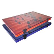 Kit com 02 Estojos para Iscas EP Fishing Colors (Azul e Laranja, 22 divisórias) Kit com 02 Estojos para Iscas EP Fishing Colors (Azul e Laranja, 22 divisórias)