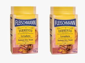 Kit com 02 Fermento Instantâneo Massa Doce 500g - Fleischmann