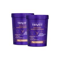 Kit Com 02 Hidratação Intensiva Matizante 1kg Trivitt - Itallian Hairtech