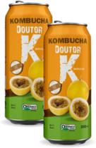 Kit Com 02 - Kombucha Orgânica Sabor Maracujá 350ml DRK