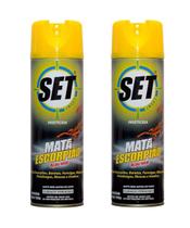 Kit com 02 Mata Escorpião Ação Total Set Inset 300ml