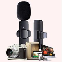 Kit com 02 Microfones Lapela Wireless Sem Fio Lightning IOS Kit com 02 Microfones Lapela Wireless Sem Fio Lightning IOS