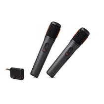 Kit Com 02 Microfones Sem Fio JBL Black Wireless Kit Com 02 Microfones Sem Fio JBL Black Wireless