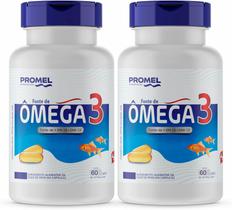 Kit Com 02 - Ômega 3 60 Capsulas de 1450mg Promel