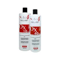 Kit Com 02 Oxidante Emulsão Reveladora 10 + 40 Volumes Linda & Única