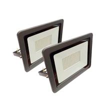 Kit com 02 Peças Refletores 200w Smd Microled 6000/6500k - Led