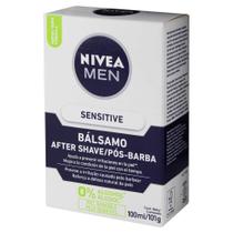 Kit Com 02 Pós Barba Nivea For Men Bálsamo Sensitive - 100Ml