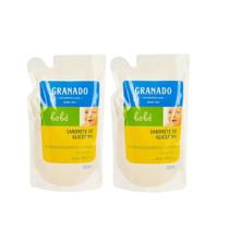 Kit Com 02 Refil Sabonete Líquido Glicerina Granado Bebê Kit Com 02 Refil Sabonete Líquido Glicerina Granado Bebê