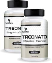 Kit Com 02 - Treonato (Magnésio + Treonina) 500mg 60 Cápsulas TuttiFlora Kit Com 02 - Treonato (Magnésio + Treonina) 500mg 60 Cápsulas TuttiFlora