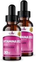 Kit Com 02 - Vitamina B12 Em Gotas 30ml Celliv