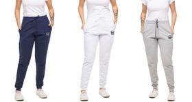 Kit com 03 Calças de Moletom Feminina Slim Sport Wooks - M10