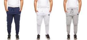 Kit com 03 Calças de Moletom Masculina Slim Sport Wooks - M10