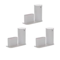 Kit Com 03 Dispenser Redondo Plus Branco Paramount Kit Com 03 Dispenser Redondo Plus Branco Paramount