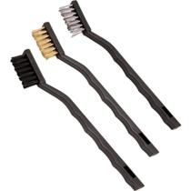 Kit Com 03 Escova De Aço Multiuso Para Limpeza Profissional - Gadan Kit Com 03 Escova De Aço Multiuso Para Limpeza Profissional - Gadan