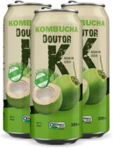 Kit Com 03 - Kombucha Orgânica Sabor Água de Coco 350ml DRK - Kombucha Doutor K