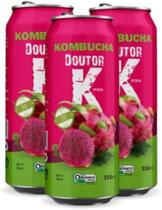 Kit Com 03 - Kombucha Orgânica Sabor Pitaya 350Ml Drk - Kombucha Doutor K