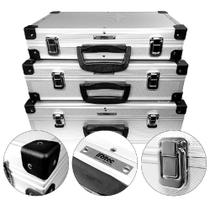 Kit Com 03 Maletas Em Alumínio para Ferramentas (sem Chave) - Ritec Kit Com 03 Maletas Em Alumínio para Ferramentas (sem Chave) - Ritec