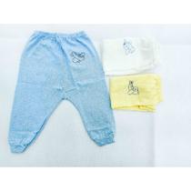 Kit com 03 Mijões Bordados Sortidos - Surpresa Baby - Ref.:10209
