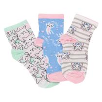 Kit com 03 pares de meias infantil trifil - 5028