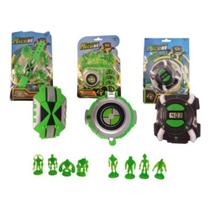 Kit Com 03 Relógios Ben 10 Onimitrix, Ominiverse e lancador Ben 10 Aliens