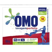 Kit com 03 Sabão em Pó OMO Lavagem Perfeita 800g