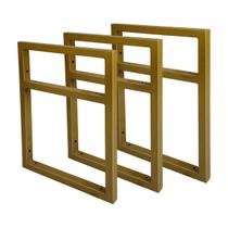 Kit com 03 Suporte Milazzo Prateleira Industrial Em Aço 25CM Kit com 03