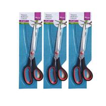 Kit com 03 Tesouras Multiuso em Aço Inox -Wincy - Artesanato e Costura - 24cm Kit com 03 Tesouras Multiuso em Aço Inox -Wincy - Artesanato e Costura - 24cm