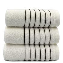Kit Com 03 Toalhas De Banho Branca - Orfeu - 72x130cm - LMpeter