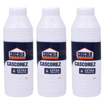 Kit Com 03 Unidade de Cola Branco 1Kg Cascorez - Henkel