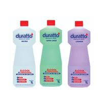 Kit com 03 unidades Alcool Duratto 1 LT - Duratto.