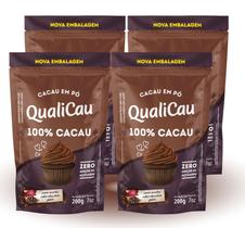 Kit Com 04 - Cacau em Pó 100% Cacau 200g QualiCau