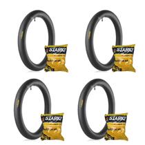 Kit Com 04 Câmaras Ar Moto Aro 18 - Pronta Entrega