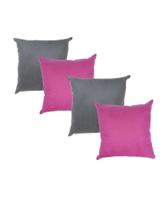 Kit com 04 Capas para Almofadas Decorativas - Escolha a cor