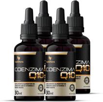 Kit Com 04 - Coenzima Q10 100mg Por Porção (Ubiquinona) com Vitamina E em Gotas Sabor Menta 30ml TuttiFlora Kit Com 04 - Coenzima Q10 100mg Por Porção (Ubiquinona) com Vitamina E em Gotas Sabor Menta 30ml TuttiFlora
