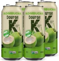 Kit Com 04 - Kombucha Orgânica Sabor Água de Coco 350ml DRK Kit Com 04 - Kombucha Orgânica Sabor Água de Coco 350ml DRK