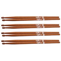 Kit Com 04 Pares De Baquetas Spanking Madeira Jatobá 5B