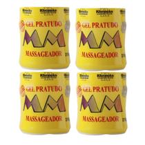 Kit Com 04 Potes Gel Massageador MM Para Tudo DORES Original Com Arnica Aloe Vera E Mentol Kit Com 04 Potes Gel Massageador MM Para Tudo DORES Original Com Arnica Aloe Vera E Mentol