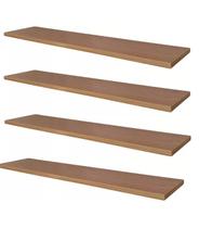 Kit com 04 Prateleiras em Mdf dimensão 25x40 espessura de 15mm cor Madeirado Rústico 40x25
