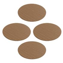 Kit com 04 Tampos de Mesa Redondo 120cm de 15mm Rimo - Freijó
