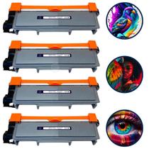 Kit Com 04 Toner Para Uso Brother Tn-2370 Tn2340 Tn660 L2540