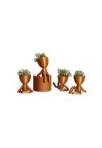 Kit com 04 Vasinhos Para Decoração Bob P