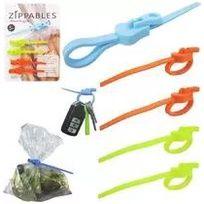 Kit Com 04pçs Lacre Zipper Para Fechar Diversos Compartimentos Super Pratico - 1420