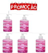 Kit com 05 Blow girl gel aromatizante para virilha morango