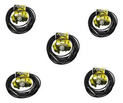 Kit Com 05 Cabo Sparflex Xtreme P10 Mono 5 M Guitarra Violão Kit Com 05 Cabo Sparflex Xtreme P10 Mono 5 M Guitarra Violão