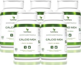 Kit Com 05 - Cálcio Mdk (Cálcio, Magnésio, Vitamina D e K2) 60 Capsulas TuttiFlora Kit Com 05 - Cálcio Mdk (Cálcio, Magnésio, Vitamina D e K2) 60 Capsulas TuttiFlora
