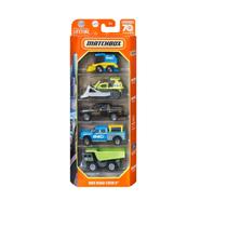 Kit Com 05 Carrinhos Metal MatchBox MBX Exotic