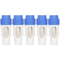Kit Com 05 Conectores Speakon Powercon Macho Linha 3 Polos