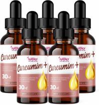 Kit Com 05 Curc+ e Colágeno Tipo II em Gotas 30ml Nataly