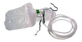 Kit com 05 mascaras de oxigenio com reservatorio pediatrica foyomed