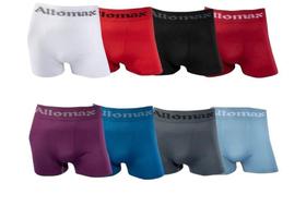 Kit com 05 pecas Cueca Box Boxer Masculino Altomax Sem Costura Microfibra Dry Fit Tamanho P AO GG